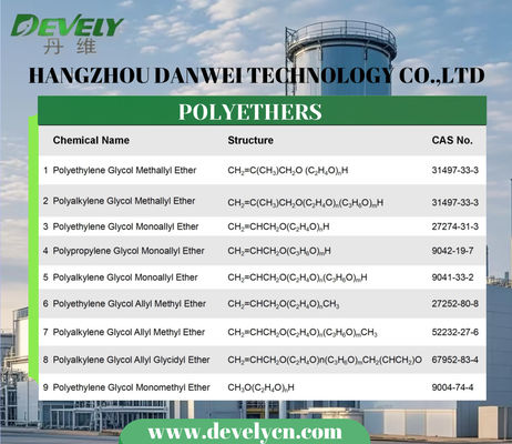 Allyl Polyoxyethylene Polyoxypropylene Polyether Methyl End Capping MW440 EO/PO 7/1 CAS No. 52232-27-6